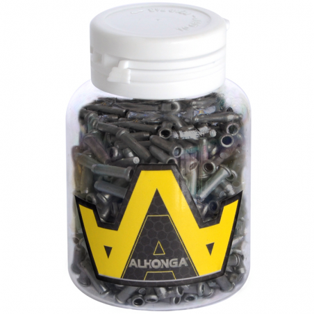 ALHONGA Terminal final sirga sierga freno cable aluminio Ø2 4 15567VAR