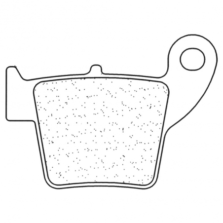 Pad, brake, sintered CL Brakes 1076X59