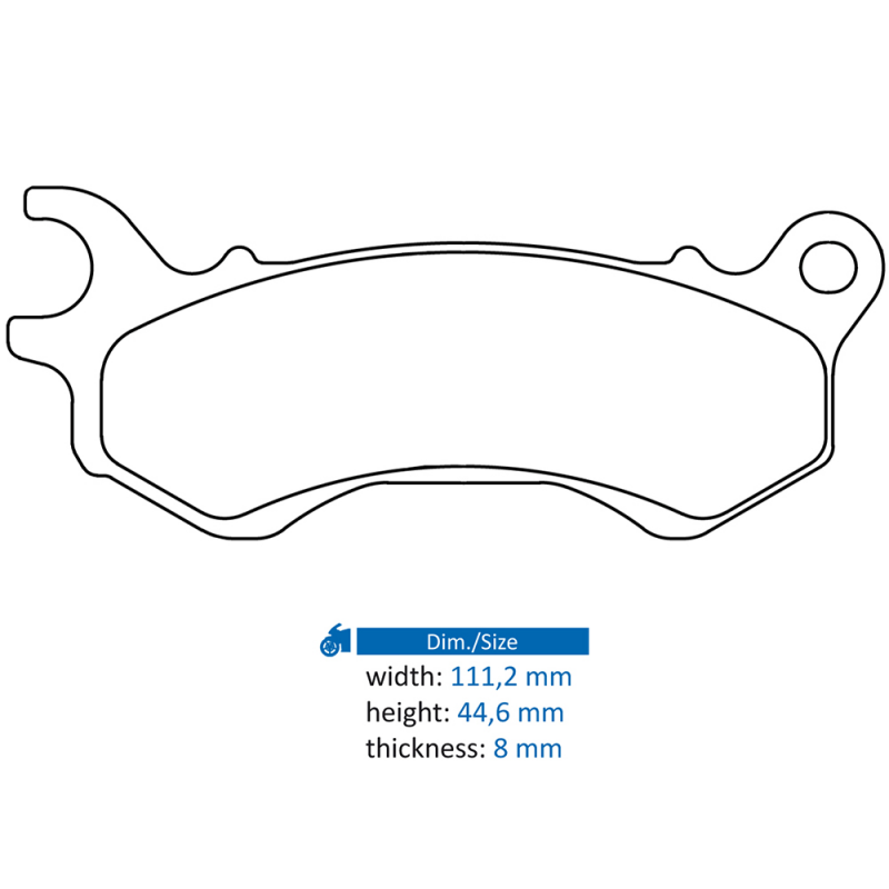 CL BRAKES Pastillas freno sinterizadas 3102SC