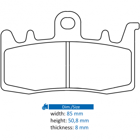 CL BRAKES Pastillas freno sinterizadas 1232XBK5