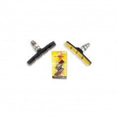 ALHONGA Juego de 4 zapatas freno para sistema V-Brake y U-Brake - Color negro 819