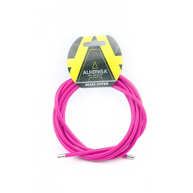 ALHONGA Funda de cable acero laminado para cambio bicicleta - 2m largo en color naranja la marca 35401VAR