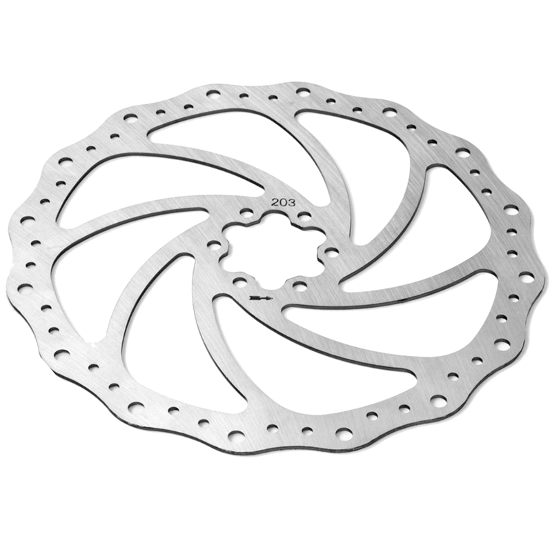 ALHONGA Disco freno wave Ø203mm ondulado 6 tornillos universal bici bicicleta 15275