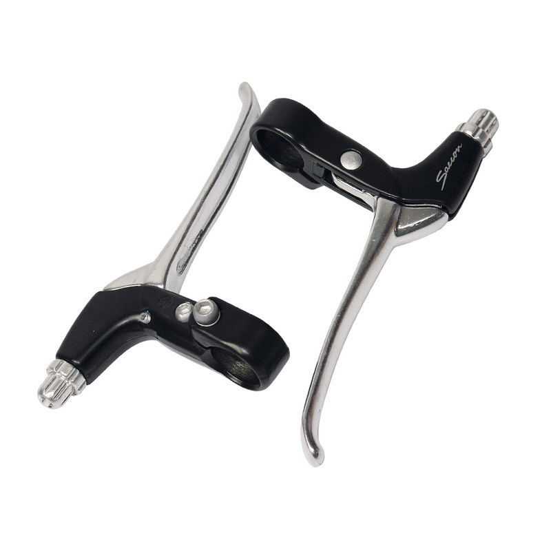 Pair of aluminum brake levers  mtb grip-shift
