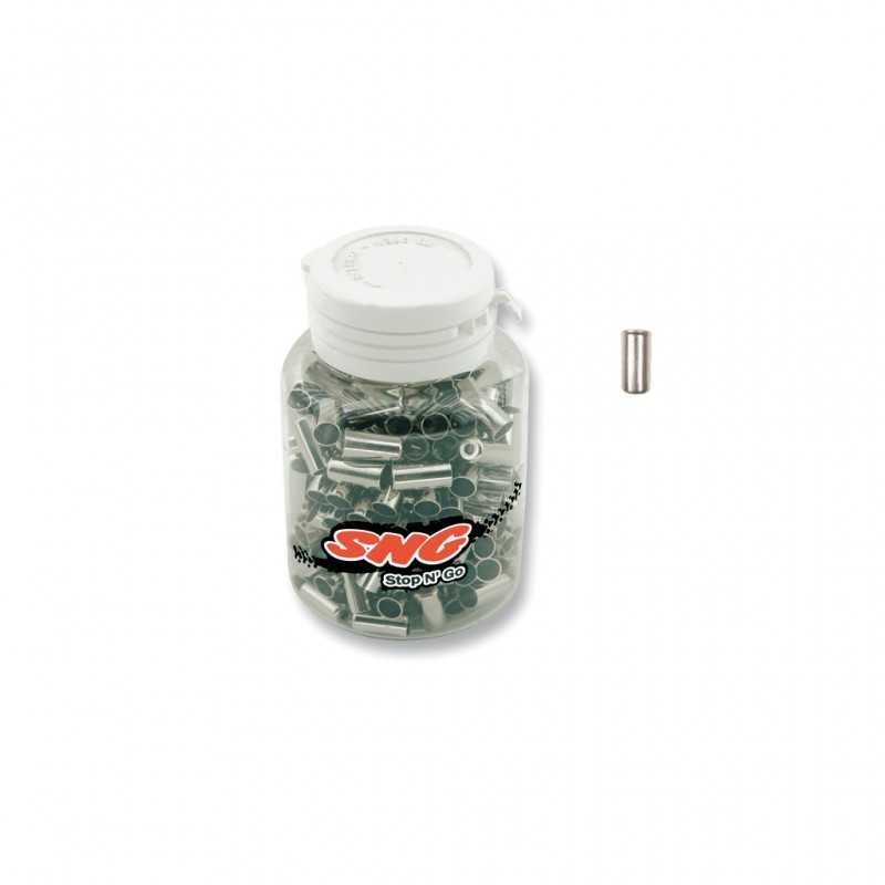 ALHONGA Tope de funda cable sirga 5mm laton (bote 250ud) bici bicicleta TF5