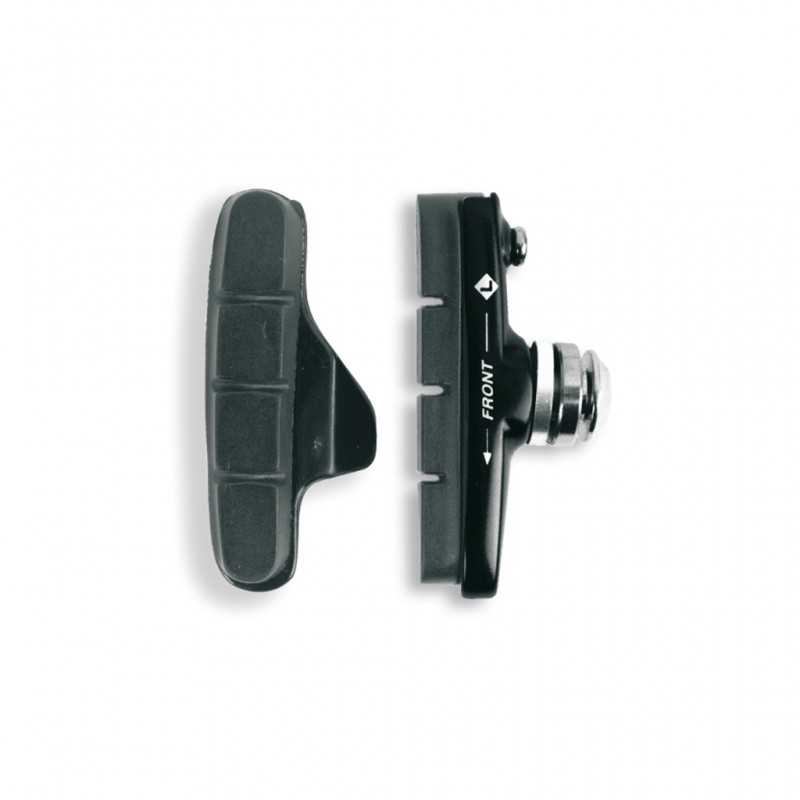 ALHONGA 2x Zapatas carretera compatibles con Campagnolo portazapatas NEGRO bici biciclet 6527