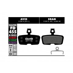 Brake disc bicycle brake pads  BIKE STANDARD