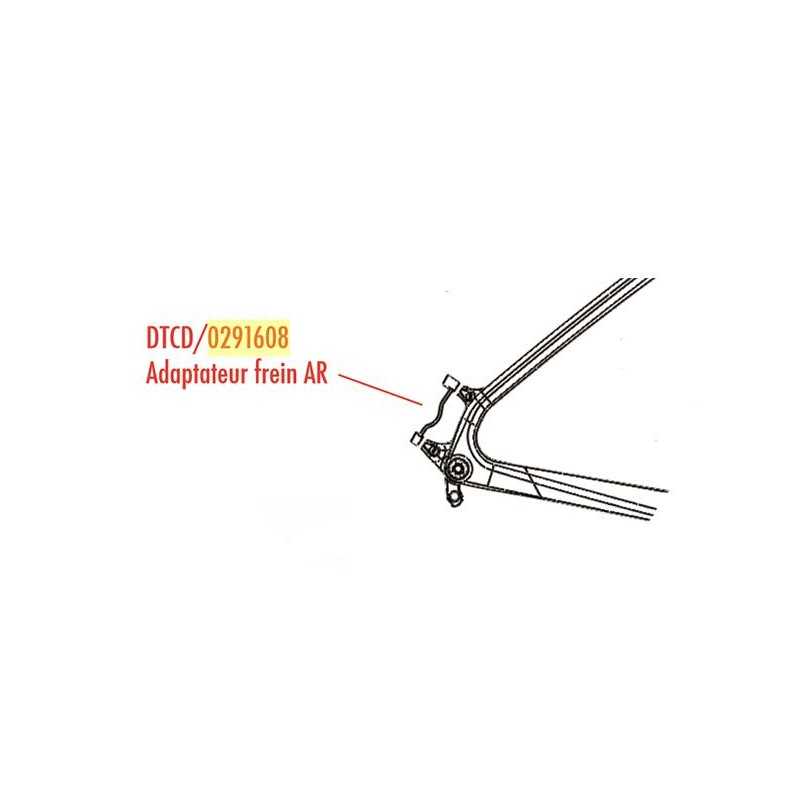 Frame adapter kit for brake  989
