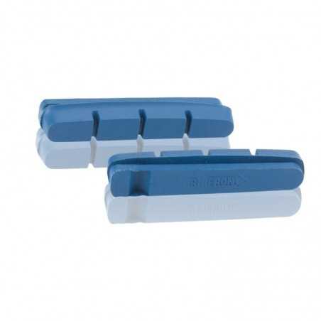 Kit 4 carbon road brake shoes CARTRIDGE BS-X01 55 MM