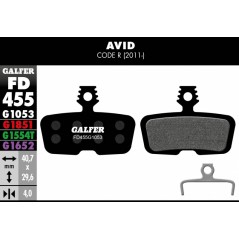 GALFER Pastillas de freno bicicleta disco BIKE ADVANCED 8400160086753