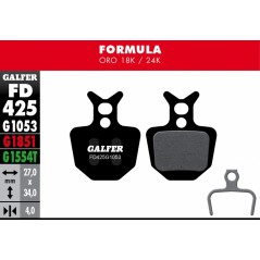 GALFER Pastillas de freno bicicleta disco BIKE STANDARD 8400160086579