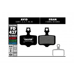 Brake disc bicycle brake pads  BIKE STANDARD