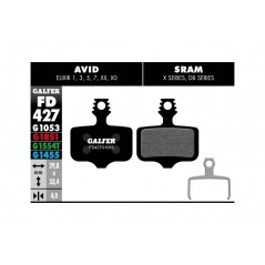 Brake disc bicycle brake pads  BIKE STANDARD