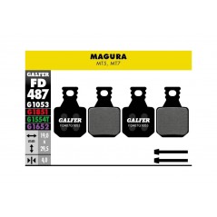 GALFER Pastillas de freno bicicleta disco BIKE STANDARD 8400170021591