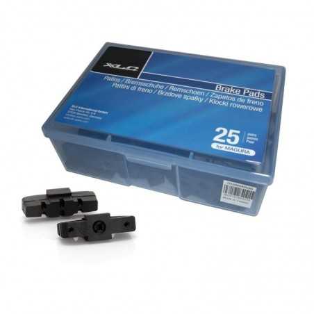 XLC Caja de 25 pares zapatas para llanta hidraulica MAGURA HS 50U BS-X06 50 MM 2039600500