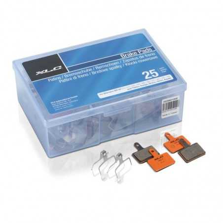 XLC Caja taller juego pastillas freno organicas disco para SHIMANO TEKTRO 25U BP-007 2039601000