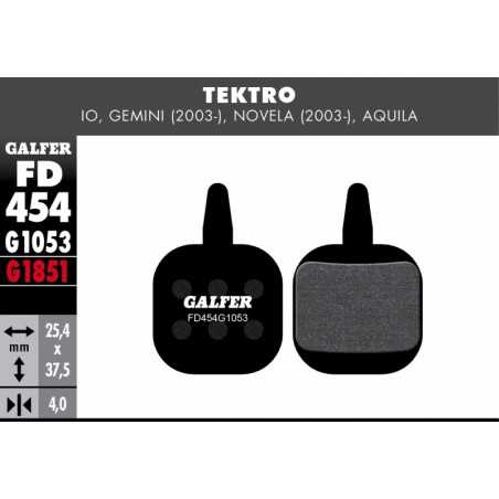 GALFER Pastillas de freno bicicleta disco BIKE STANDARD 8400160086401