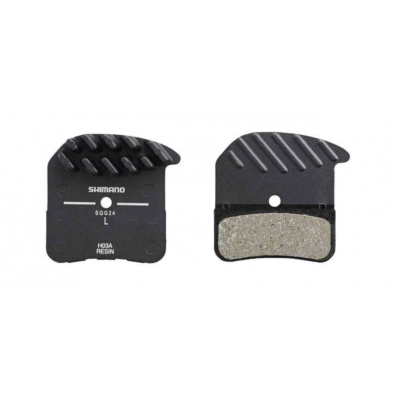 Set of 4 piston resin brake pads  H03A XT M8000/SAINT M820/ZEE M640
