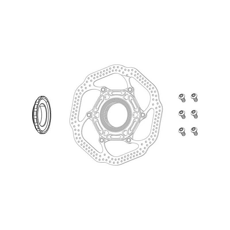 Titanium brake disc bolt kit  T25 (12U)