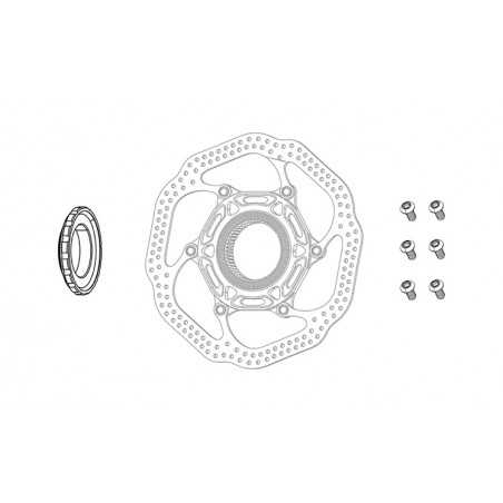 Titanium brake disc bolt kit T25 (12U)