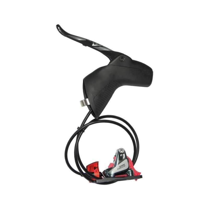 SRAM Freno de disco hidráulico carbono con zapatas orgánicas FORCE 1 950 MM FLAT MOUNT 103323