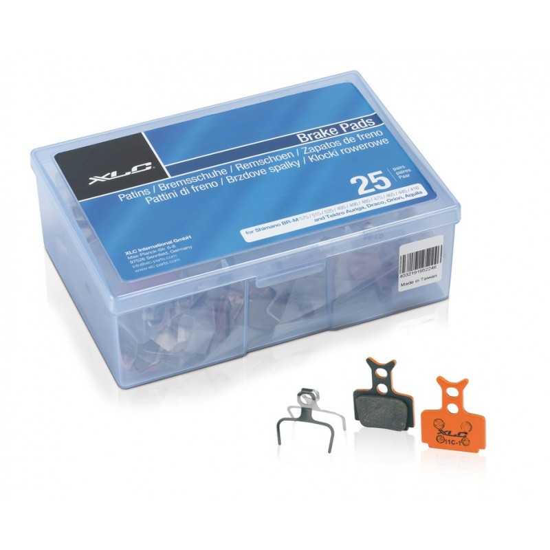 Set of organic brake pads for  FORMULA MEGA ONE (25 PARES) BP-O31