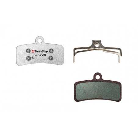 Set of organic disc brake pads 27 E