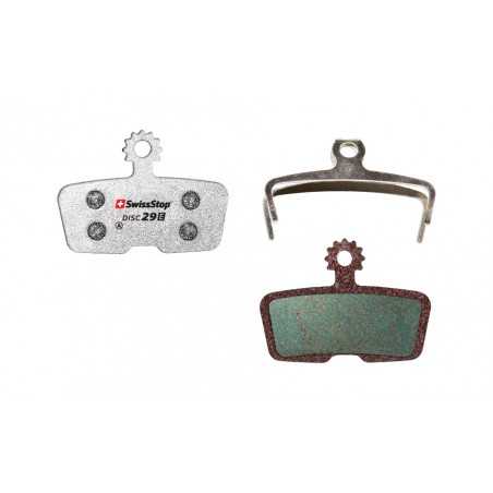 Set of organic disc brake pads 29 E