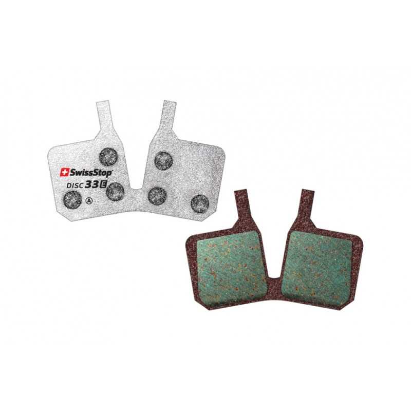 Set of organic disc brake pads  33 E