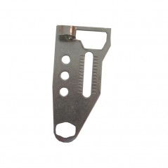 Adjustable plate for disc brakes and bushings  LEVA PUNTUAL