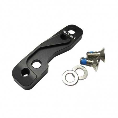 SRAM Adaptador para freno de disco acero inoxidable y titanio + tornillos trasero 20F 160 MM 101190