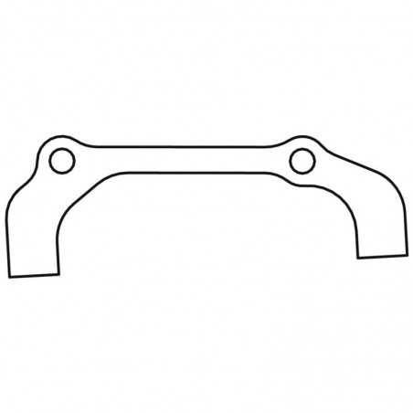 Disc brake adapter + rear screws  IS30 170 MM