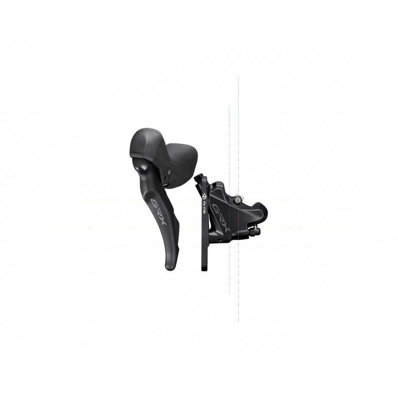 SHIMANO Brake / shift lever with aluminum front caliper GRX ST-RX600 1000 MM 2V BR-RX400 FM 712427
