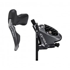 SHIMANO Maneta de freno/cambio con pinza delantera GRX ST-RX815 Di 2 DISC 160MM FLAT MOUNT 1000 MM BR-RX810 702759