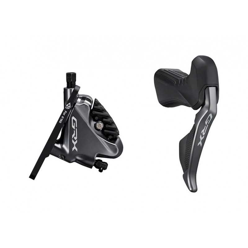 SHIMANO Maneta de freno/cambio con pinza trasera GRX Di 2 ST-RX815 FLAT MOUNT 1700 MM BR-RX810 702760