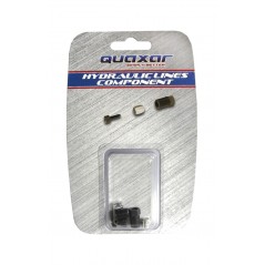 Replacement set for hydraulic disc brake (2 nuts + 2 bushings + 2 olives)  QUAXA