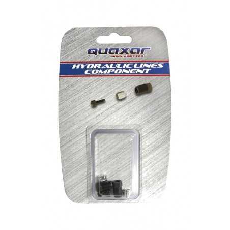 Replacement set for hydraulic disc brake (2 nuts + 2 bushings + 2 olives) QUAXA