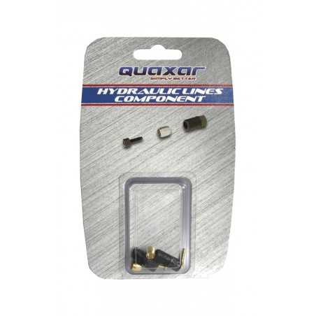 Replacement set for hydraulic disc brake (2 nuts + 2 bushings + 2 olives) QUAXA