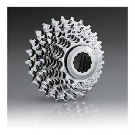 MICHE Cassette adaptable Campagnolo 10v de acero especial cromado y opaco - Peso 285g 38931VAR