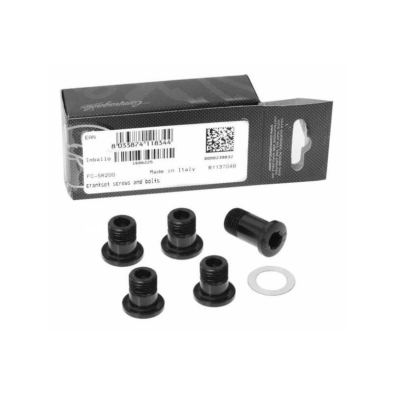 CAMPAGNOLO Kit 5 tornillos Plato solo macho super record- record-chorus 75968