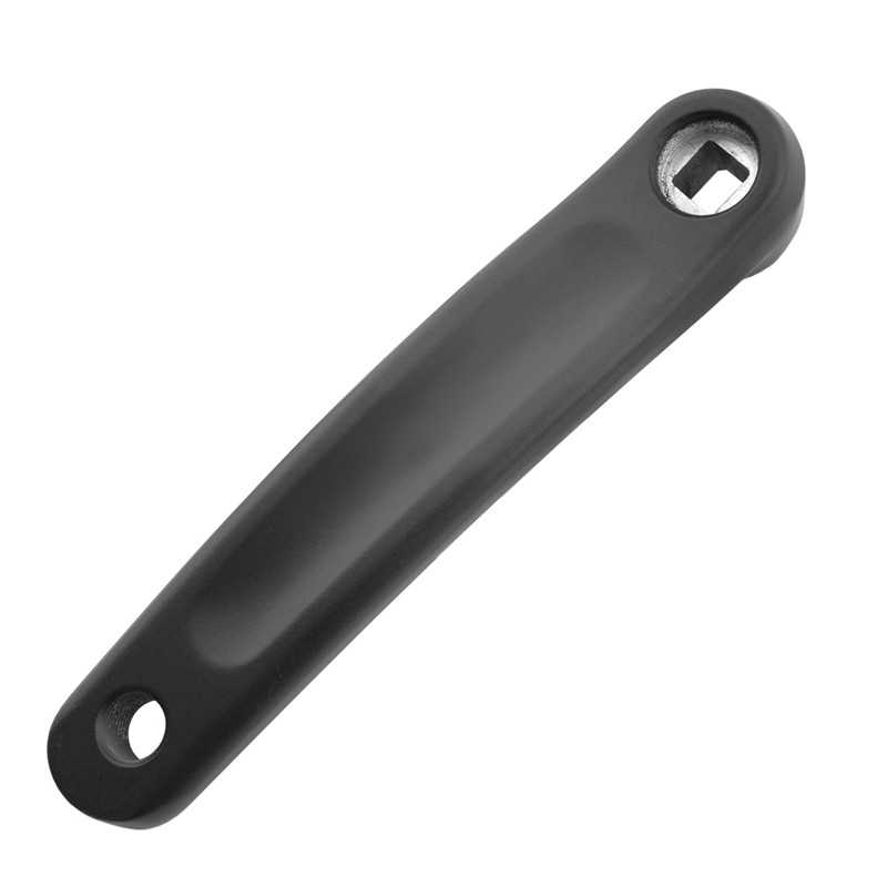 PROWHEEL Biela izquierda de aluminio forjado negro para bicicleta - 170 mm 129
