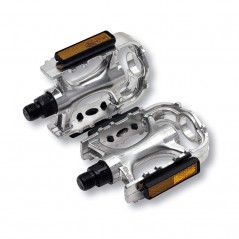 VP COMPONENTS Pedales aluminio plata v.p. mtb 38126