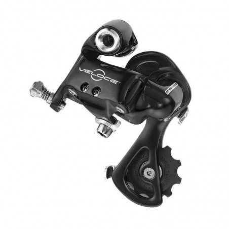 Black short rear gears derailleur veloce 10v