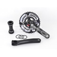PROWHEEL Platos y bielas BTT MTB paseo 3x10 170mm 42/32/24 dientes bici bicicleta 15405