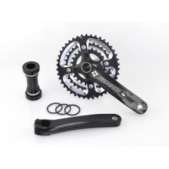 PROWHEEL Platos y bielas BTT MTB paseo 3x10 175mm 42/32/24 dientes bici bicicleta 15406