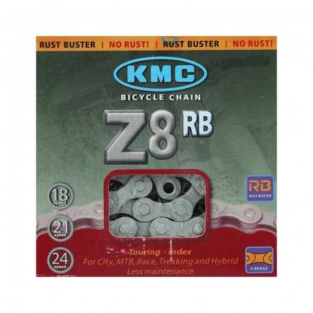 Chain, kmc bicycle, z8rb 116 steps 8v, anti-rust, shimano, campagnolo, sram