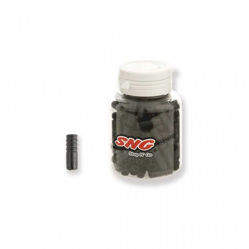 ALHONGA Tope sirga funda cable 4 mm plastico (Bote 150u) bici bicicleta T4P