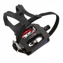 Pair, pedals, gym, mix, auto/platform/toeclip wellgo wpde003b