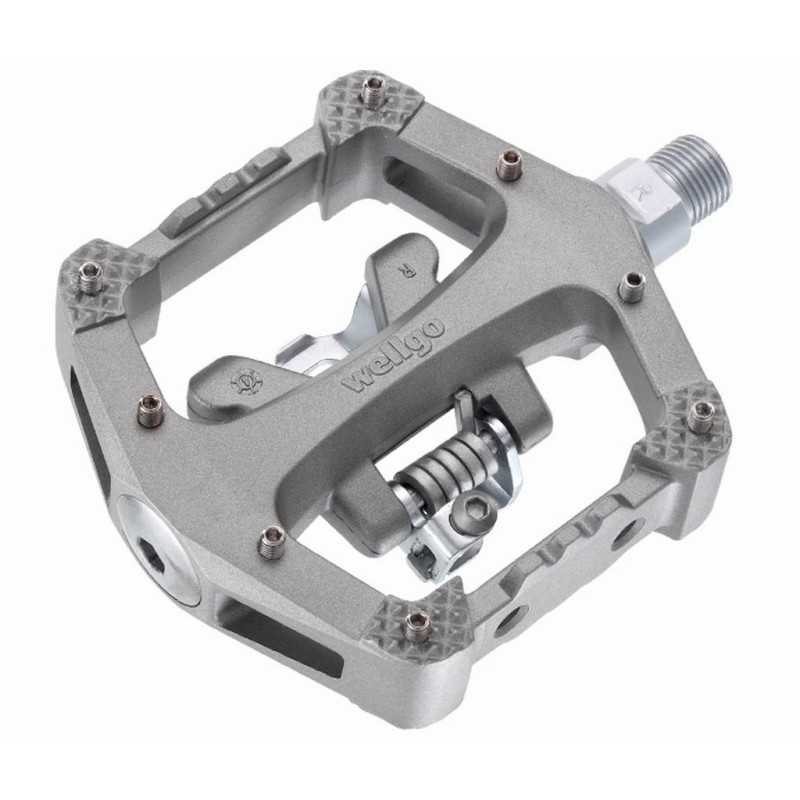 WELLGO Par Pedales MTB Plataforma/Clip magnesio eje Cr-Mo sellado WAMD10 35570
