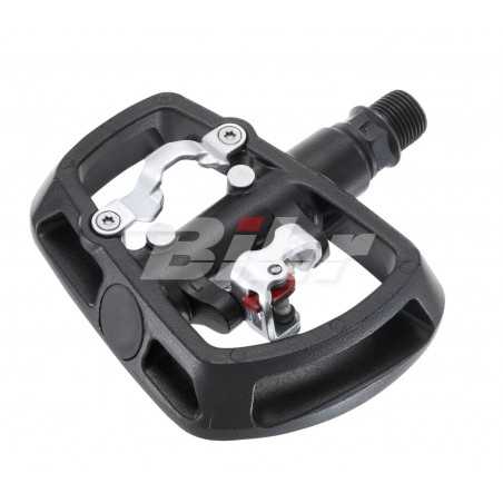 WELLGO Par Pedales MTB Plataforma/Clip aluminio eje Cr-Mo W43 color negro 35571